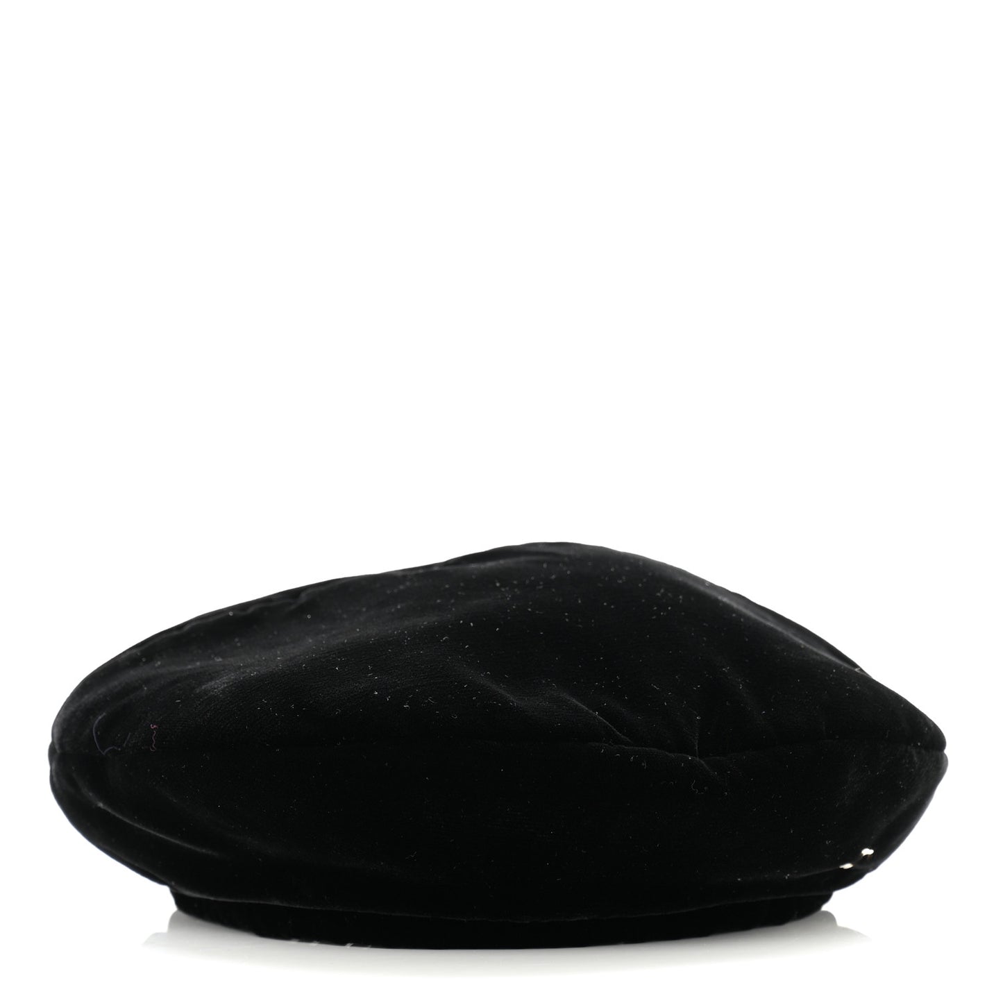 Velvet Beret Hat Black