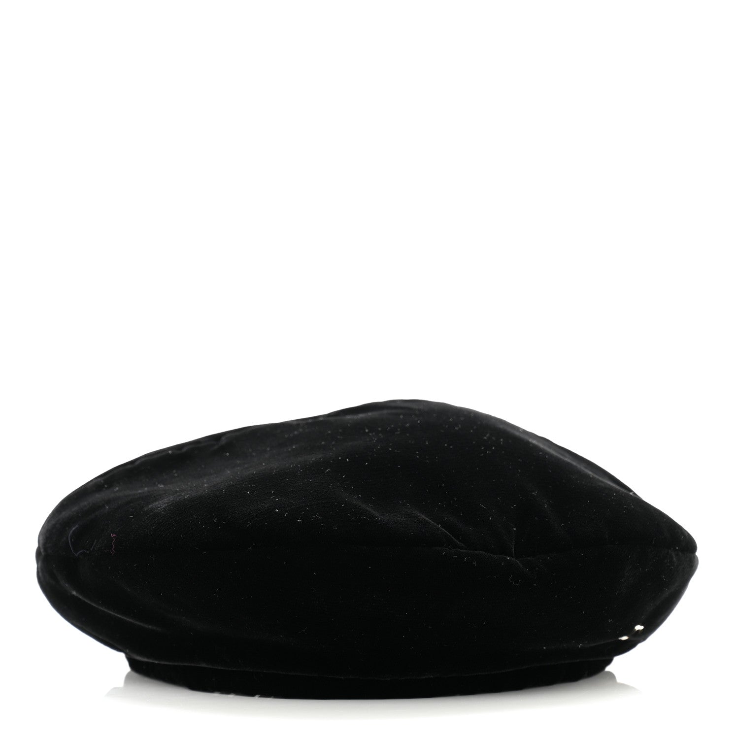 Chanel Velvet Beret Hat Black 3 of 10