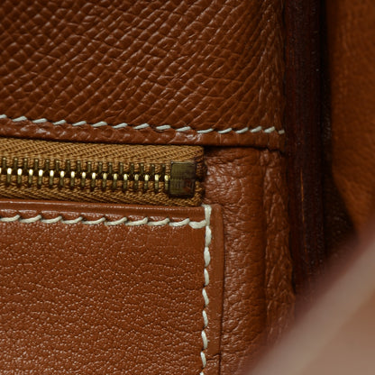 Hermes Courchevel Kelly Retourne 35 Gold 11 of 25