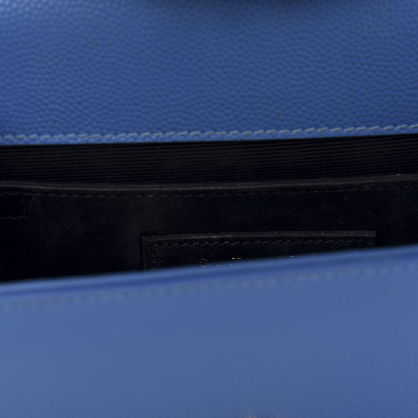 Grain De Poudre Small Classic Monogram Kate Satchel Blue Clair