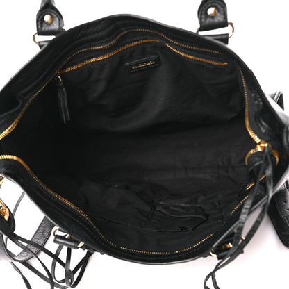 Balenciaga Agneau Classic Gold Hardware City Black 5 of 10