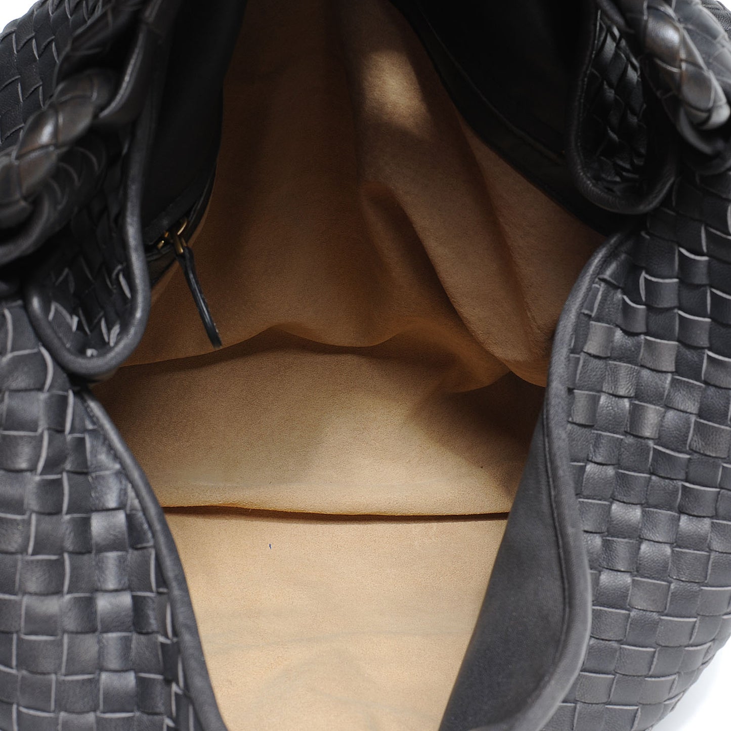 Nappa Intrecciato Sloane Hobo Ferro