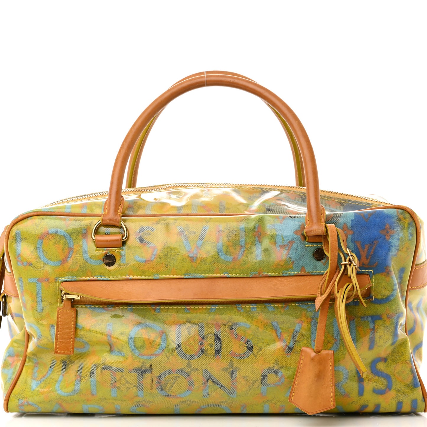 Monogram Pulp Defile Weekender PM Yellow