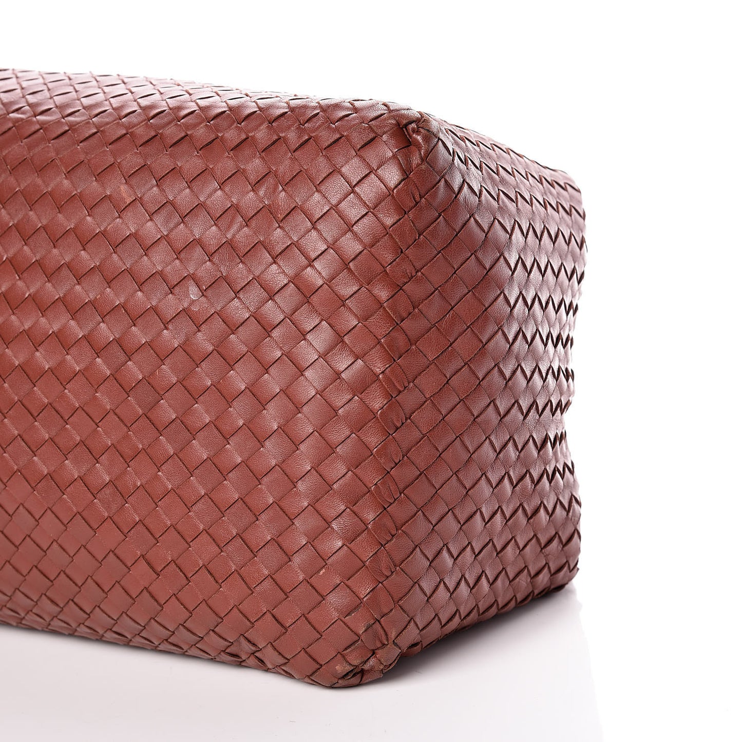 Nappa Intrecciato Large Seamless Tote Canyon