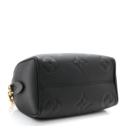 Louis Vuitton Empreinte Monogram Giant Speedy Bandouliere 20 Black 4 of 7