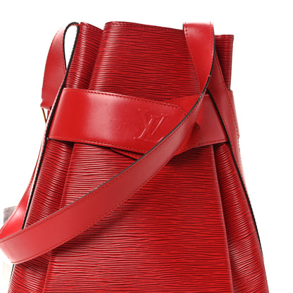 Louis Vuitton Epi Sac D'epaule GM Castillan Red 8 of 10