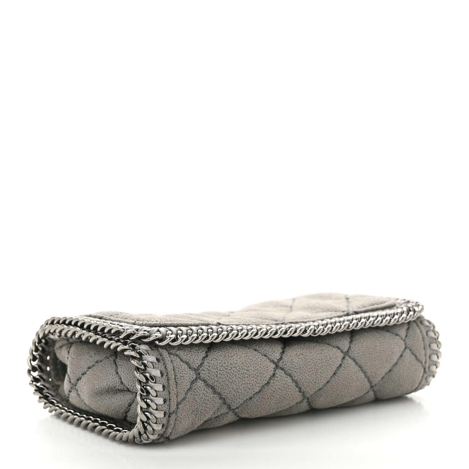 Stella McCartney Shaggy Deer Quilted Falabella Grey 4 of 11