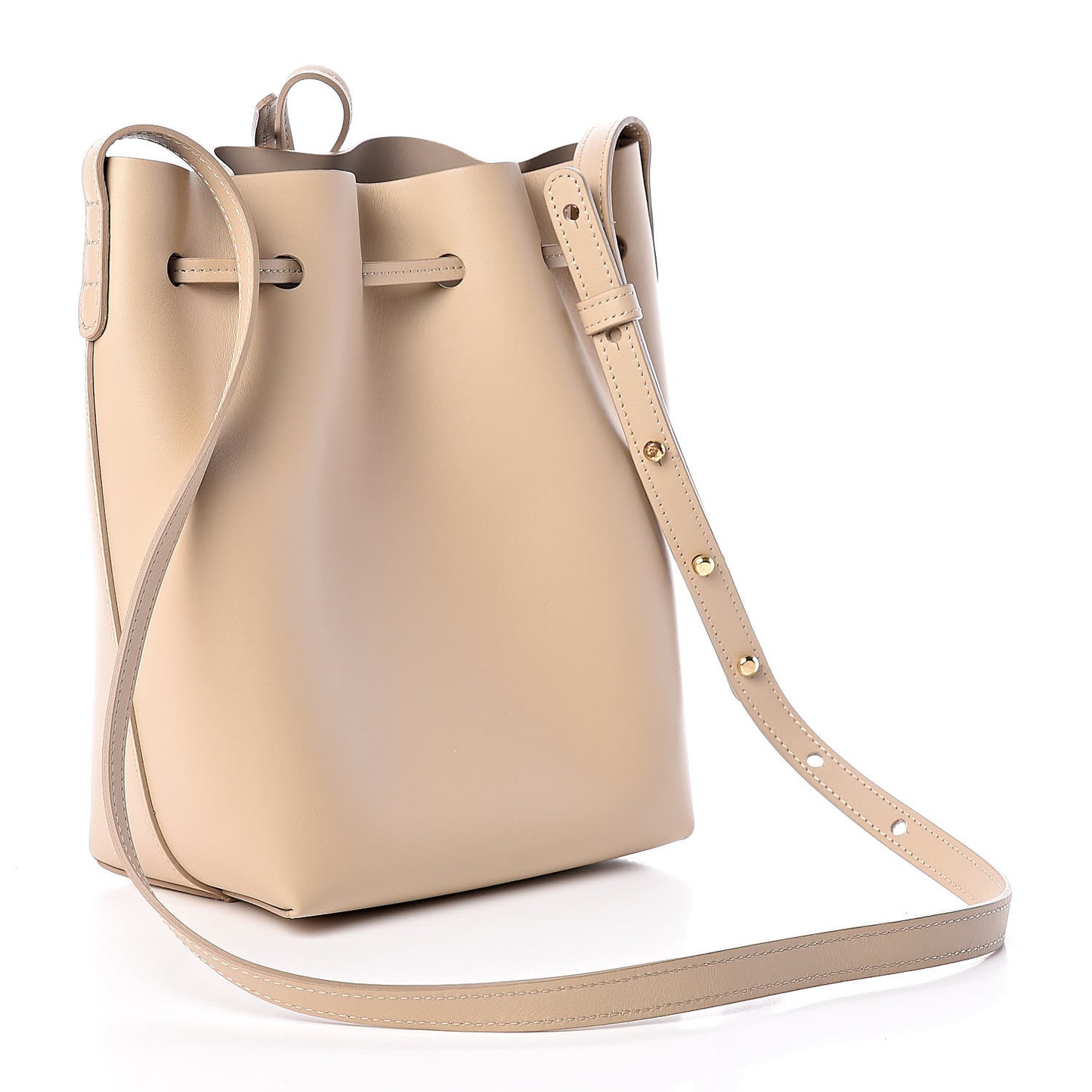 Calfskin Mini Bucket Bag Sand
