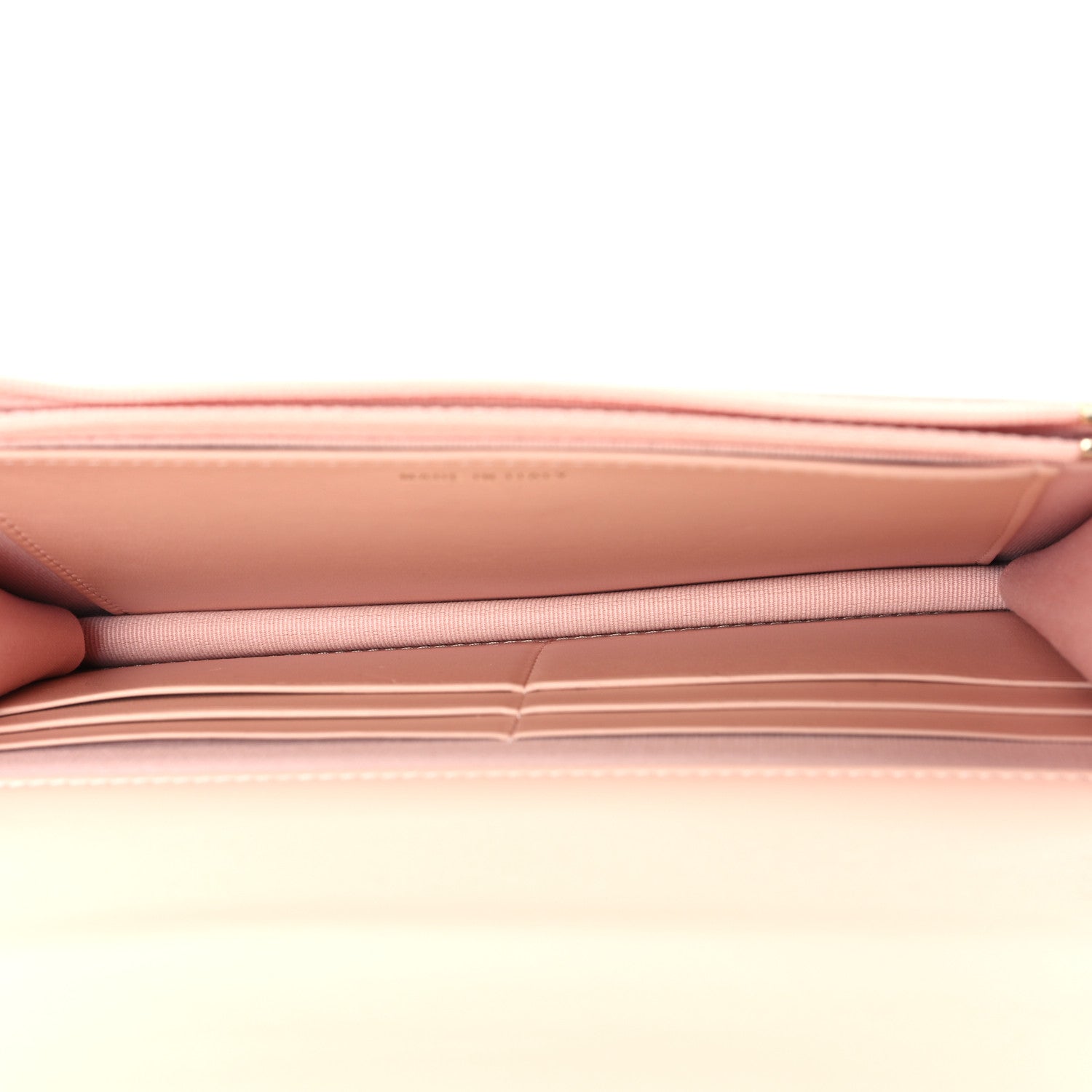 Chanel Calfskin Quilted Perfect FIt Wallet On Chain WOC Light Pink 5 of 12