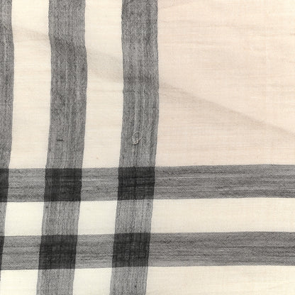 Burberry Wool Silk House Check Lightweight Scarf Stone 4 of 5