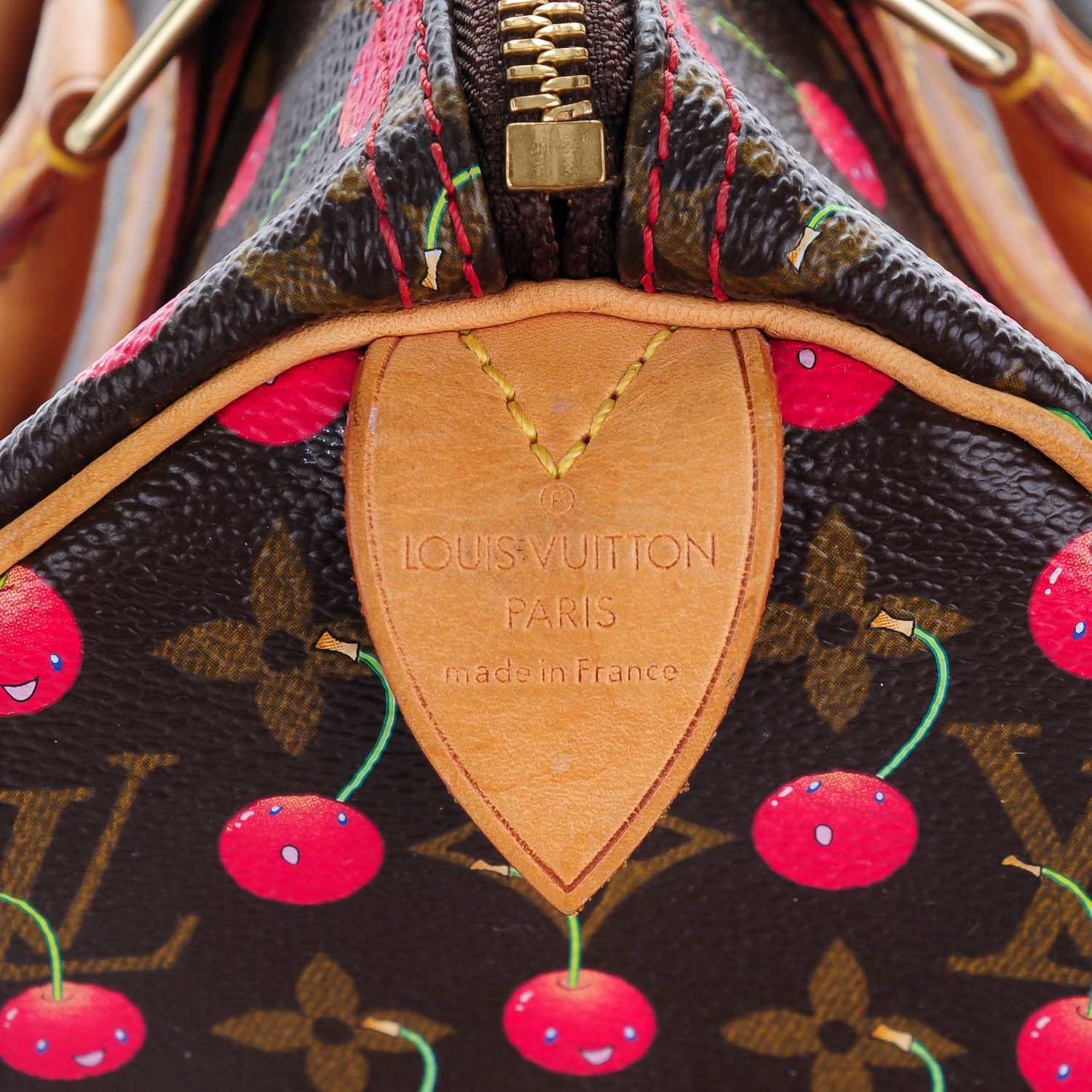 Louis Vuitton Monogram Cerises Speedy 25 6 of 8