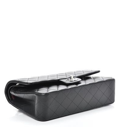Chanel Lambskin Quilted Medium Double Flap Black 3 of 13