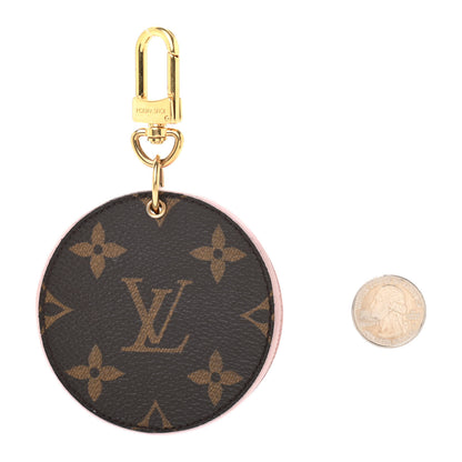 Louis Vuitton Monogram LV Mirror Bag Charm Key Holder Rose Ballerine 2 of 5
