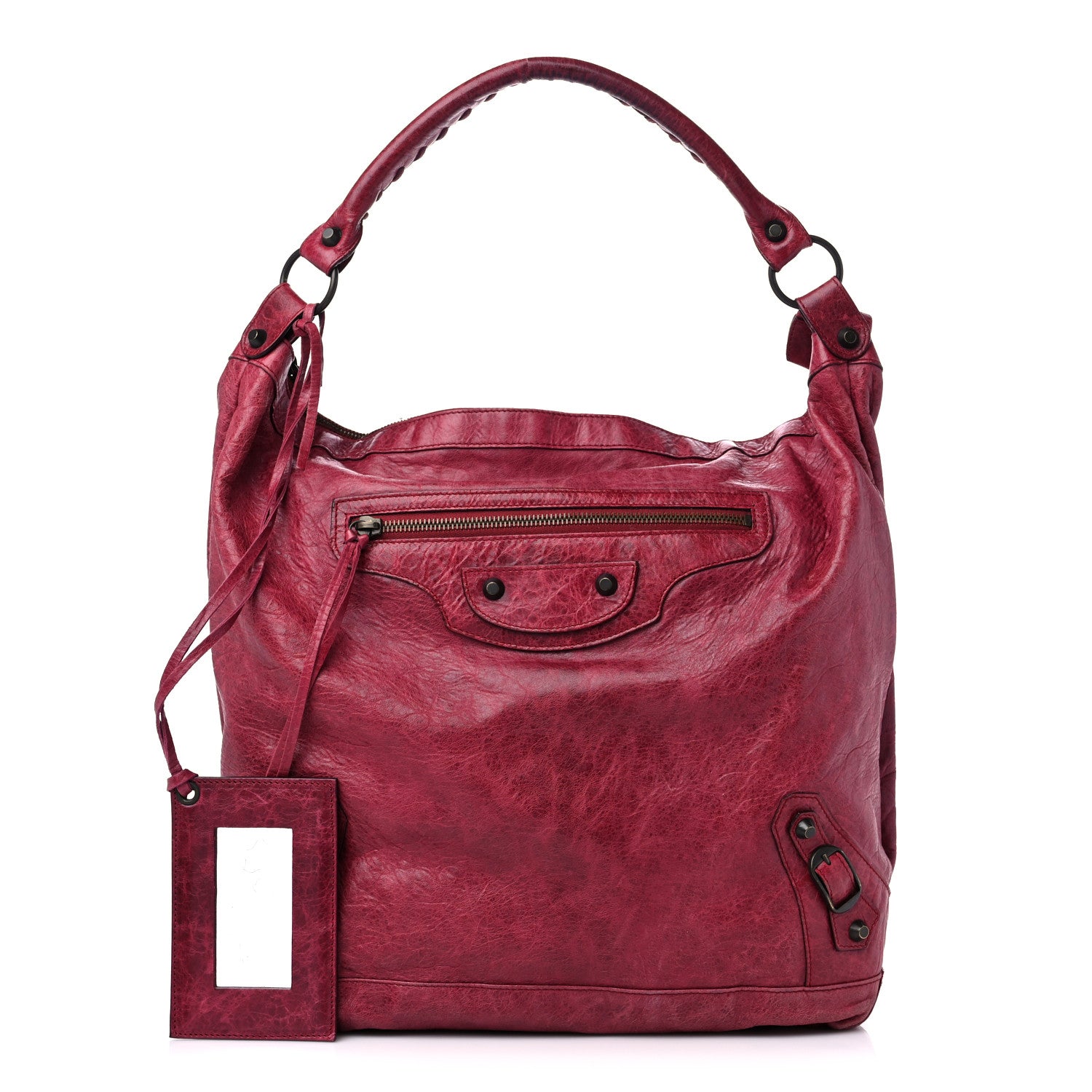 Balenciaga Agneau Classic Hardware Day Hobo Pourpre 1 of 14