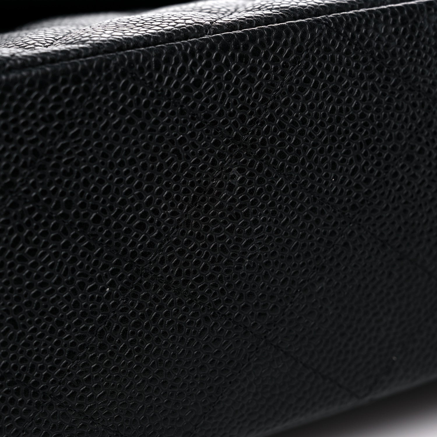 Chanel Caviar Quilted Jumbo Single Flap Black 15 of 19
