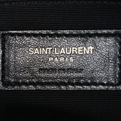 Saint Laurent Calfskin Matelasse Monogram Lou Camera Bag Black 6 of 10