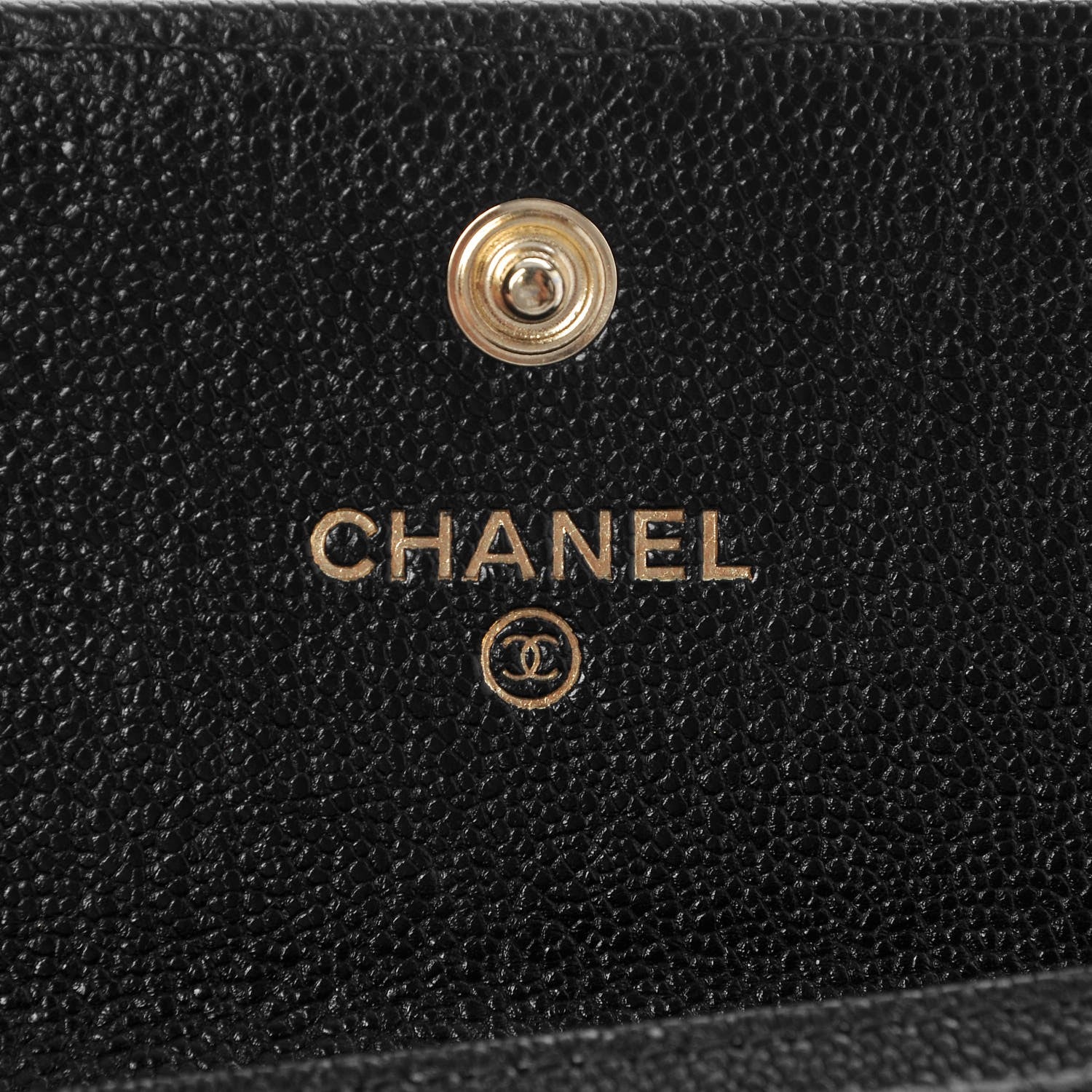 Chanel Caviar Quilted Boy Flap Card Holder Black 7 of 9