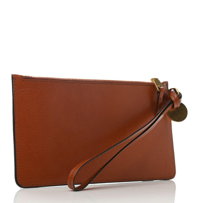 Givenchy Goatskin GV3 Wristlet Zip Card Holder Chestnut 2 of 7