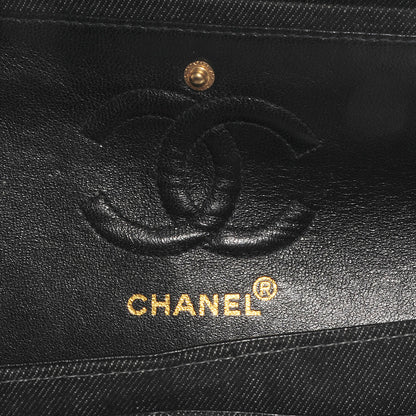 Chanel Denim Quilted Small Double Flap Bag Black 5 of 9