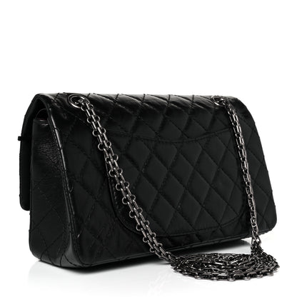 Chanel Aged Calfskin Quilted 2.55 Reissue 225 Flap Black 3 of 10