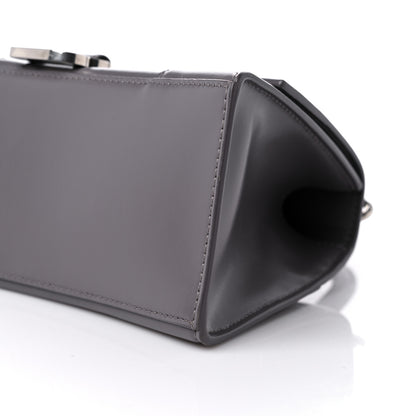 Balenciaga Shiny Box Calfskin Small Hourglass Top Handle Bag Dark Grey 9 of 11