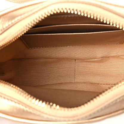 Celine Laminated Calfskin Quilted Small C Charm Bag Gold 5 of 8