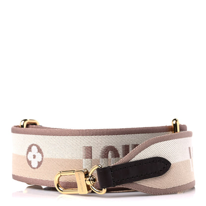 Louis Vuitton Jacquard Speedy Bandouliere 20 Shoulder Strap Beige Brown 1 of 3