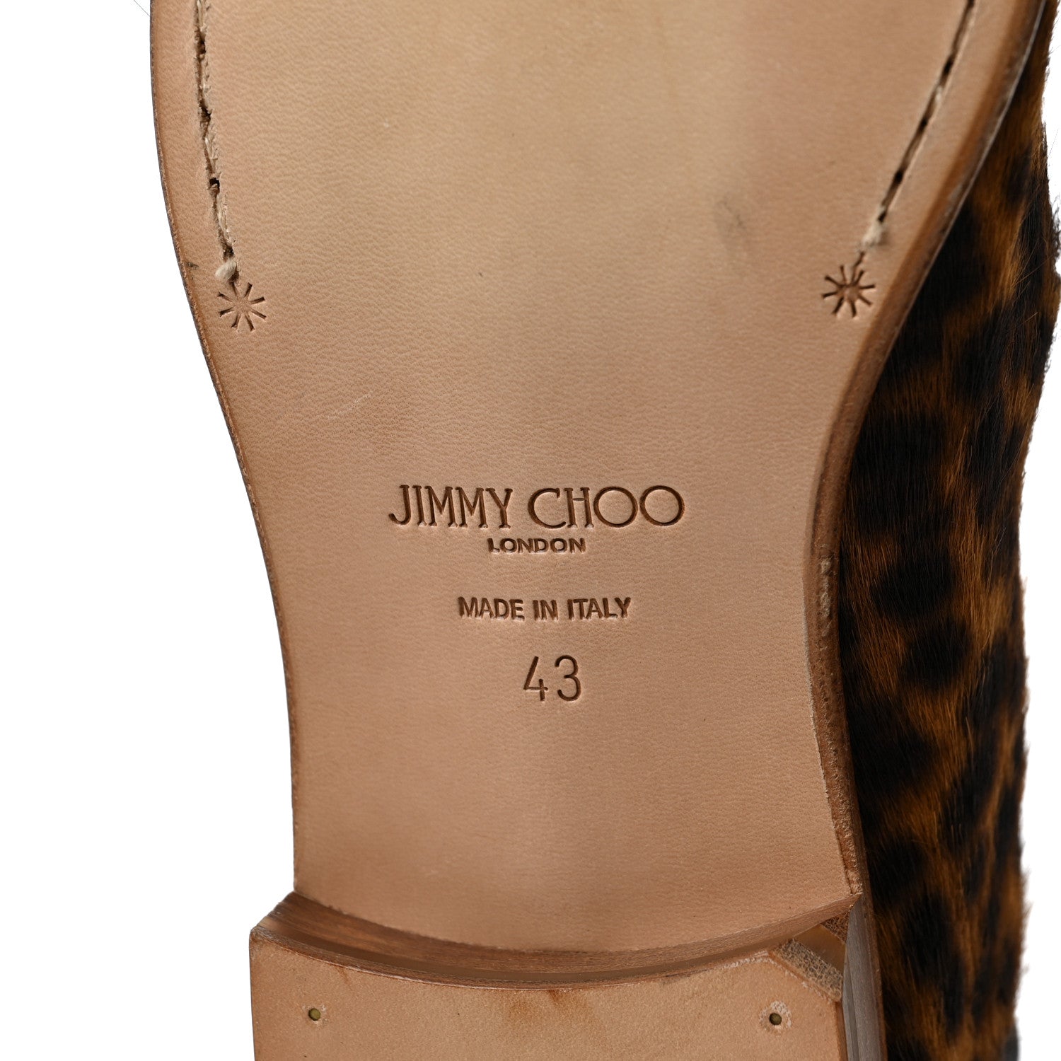 Jimmy Choo Mens Leopard Pony Fabric Sloane Loafers 43 6 of 7