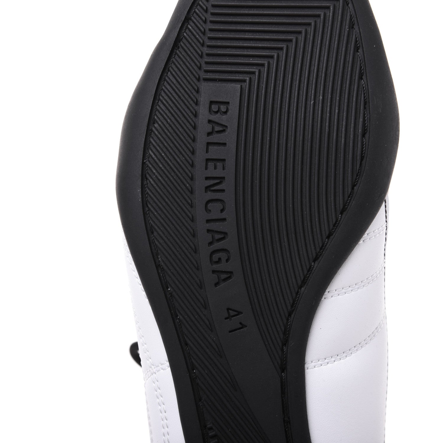 Balenciaga Polyurethane Womens Zen Sneakers 41 White Black 6 of 8