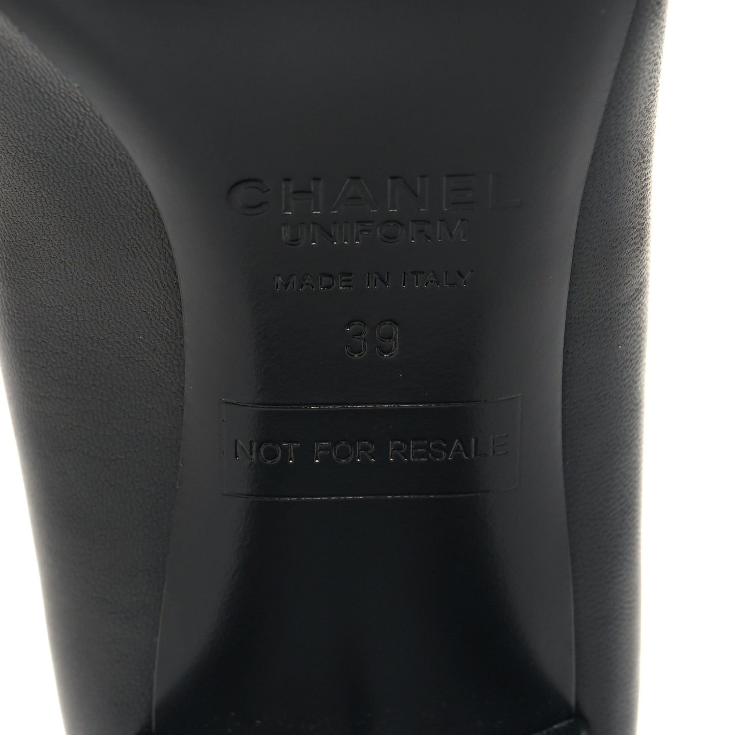 Lambskin Cap Toe CC Pumps 39 Black