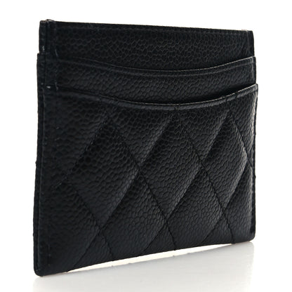 Chanel Caviar Quilted Card Holder Black 3 of 10