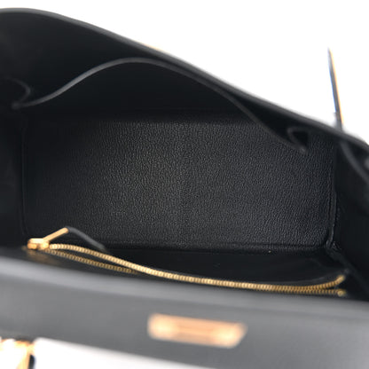 Hermes Togo Kelly Retourne 25 Black 5 of 11