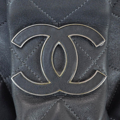 Chanel Leather Sloane Square Tote Gray 8 of 11