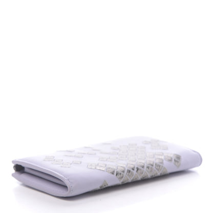 Bottega Veneta Nappa Intrecciato Ayers Half Zip Around Wallet Lilac 4 of 7