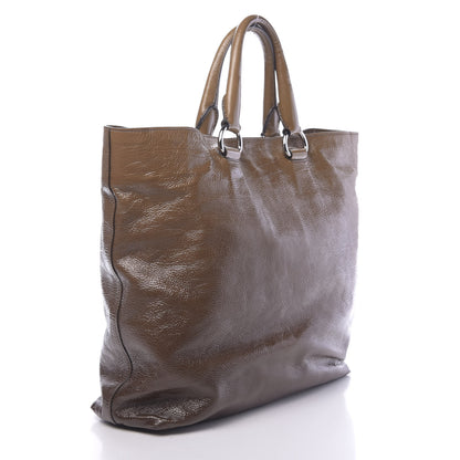 Prada Vernice Sfumata Tote Fumo Sfumato 3 of 12
