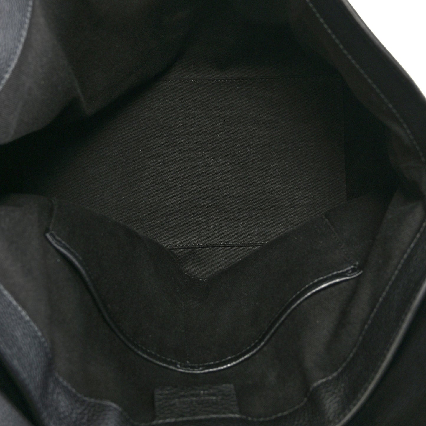 Calfskin Gancini Twins 24 Messenger Bag Black