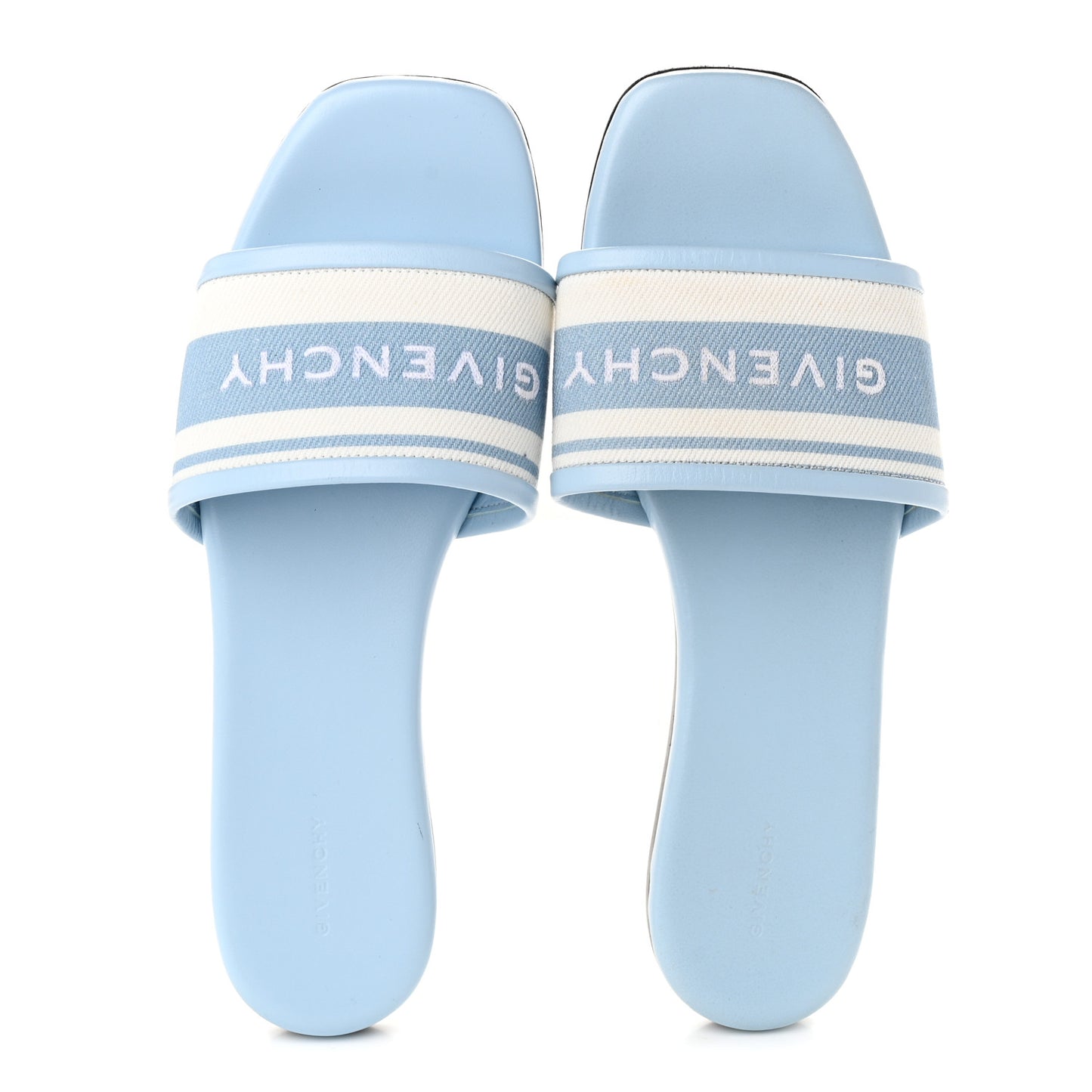 Canvas 4G Logo Mule Sandals 37 Blue