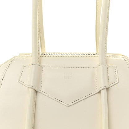 Givenchy Box Calfskin Mini Lock Antigona Shoulder Bag Ivory 7 of 9