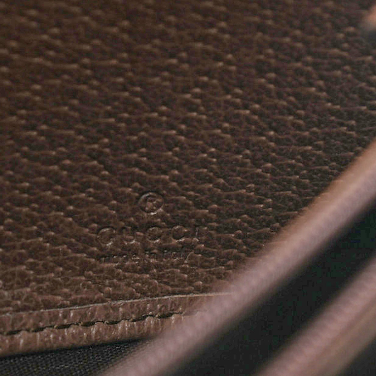 Gucci GG Supreme Monogram Web Ophidia Continental Wallet Brown 7 of 9