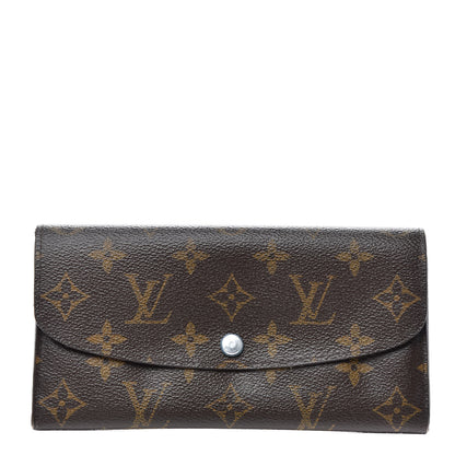 Louis Vuitton Monogram Emilie Wallet Blue 1 of 6