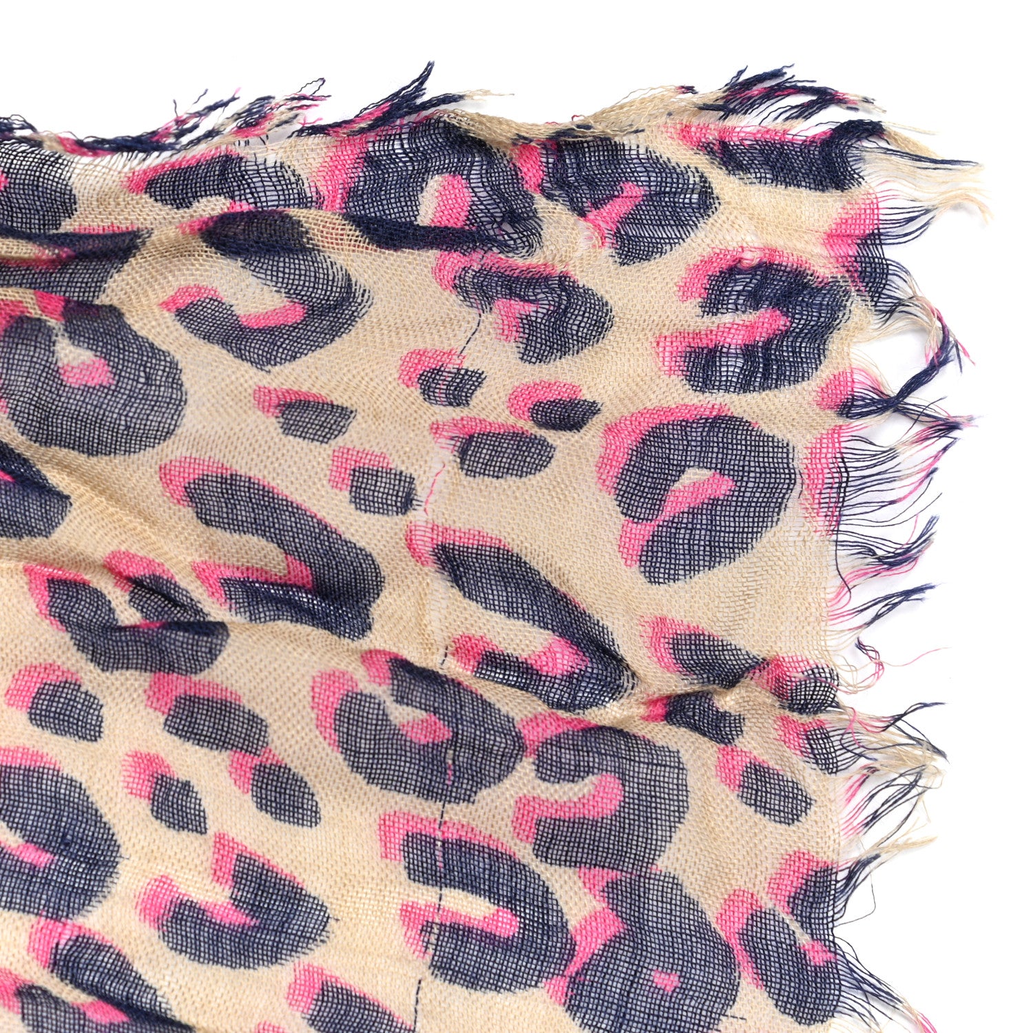 Louis Vuitton Cashmere Silk Leopard Etole Stole Multicolor 8 of 8