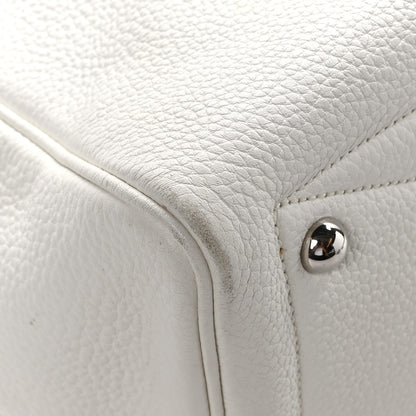 Hermes Taurillon Clemence Victoria II 35 White 9 of 13
