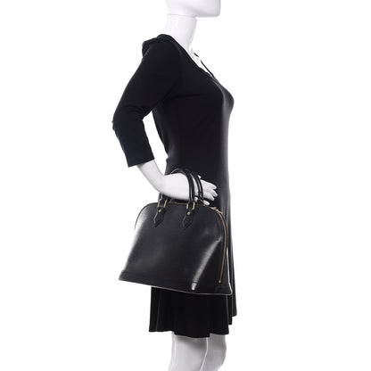 Louis Vuitton Epi Alma PM Black 2 of 9