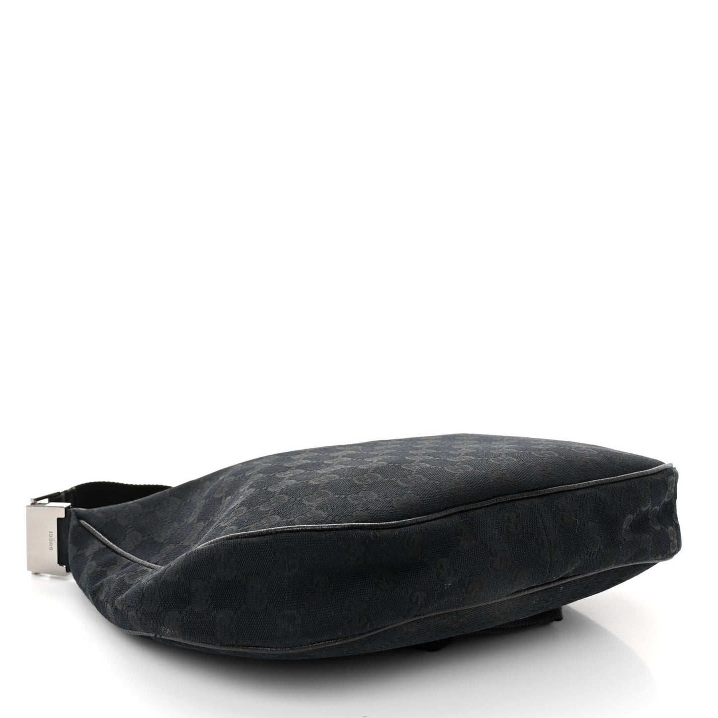 Monogram Medium Half Moon Hobo Black