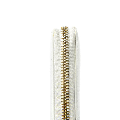 Gucci Calfskin Capri Zip Around Wallet White 9 of 10
