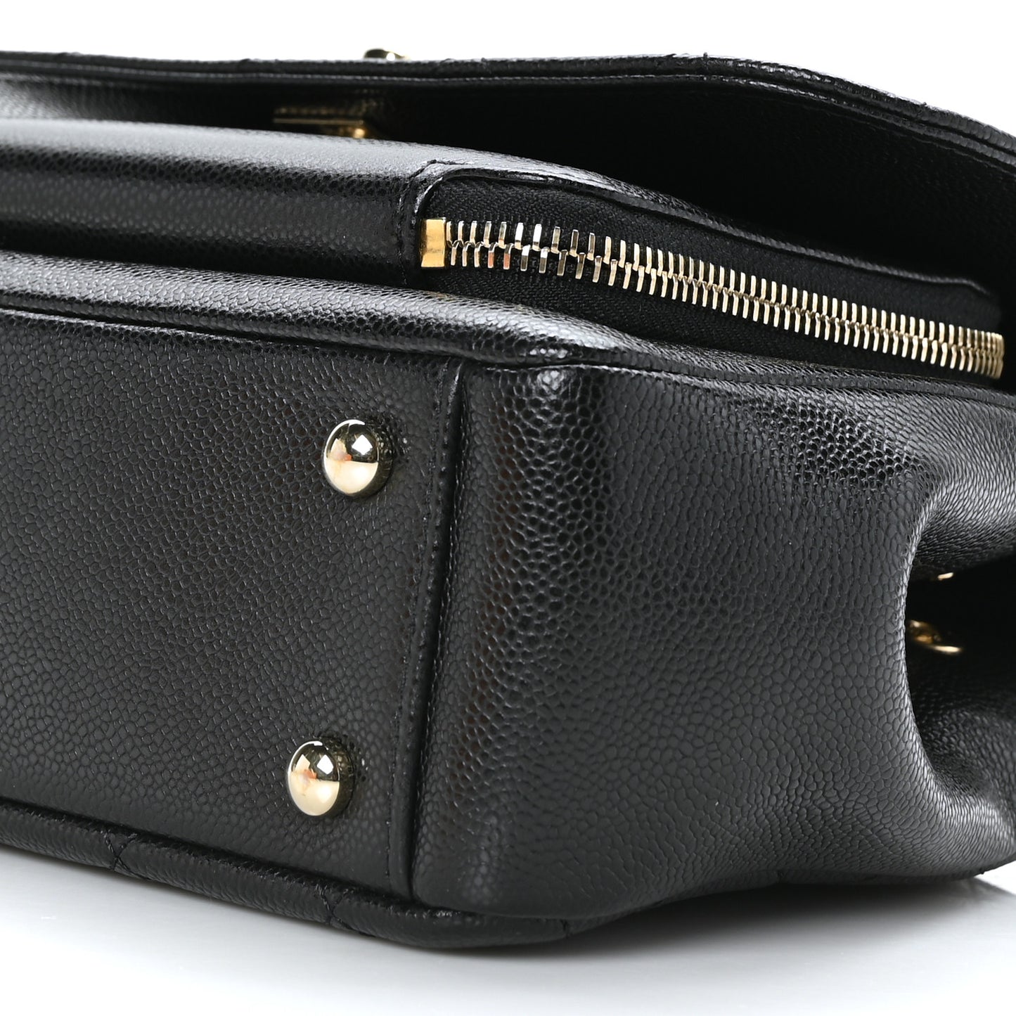 Caviar Quilted Small Business Affinity Flap Black