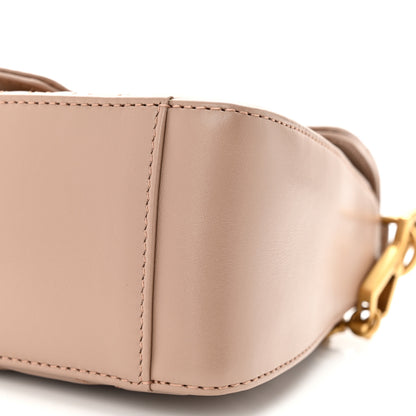 Gucci Calfskin Matelasse Mini GG Marmont Top Handle Shoulder Bag Porcelain Rose 10 of 11