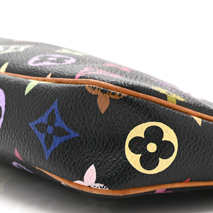 Louis Vuitton Monogram Multicolor Pochette Accessories Black 10 of 12