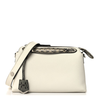 Fendi Vitello Dolce Elaphe Medium By The Way Boston Bag White Ice Multicolor 1 of 14