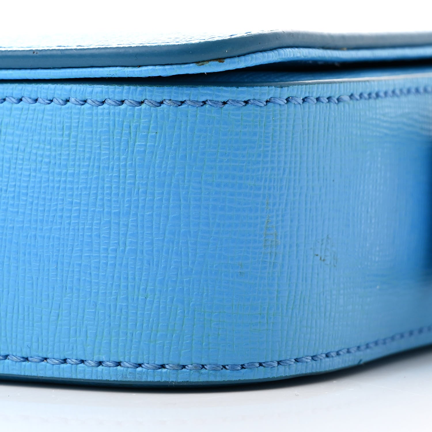 Off-White Saffiano Striped Mini Diag Binder Clip Bag Blue 11 of 18